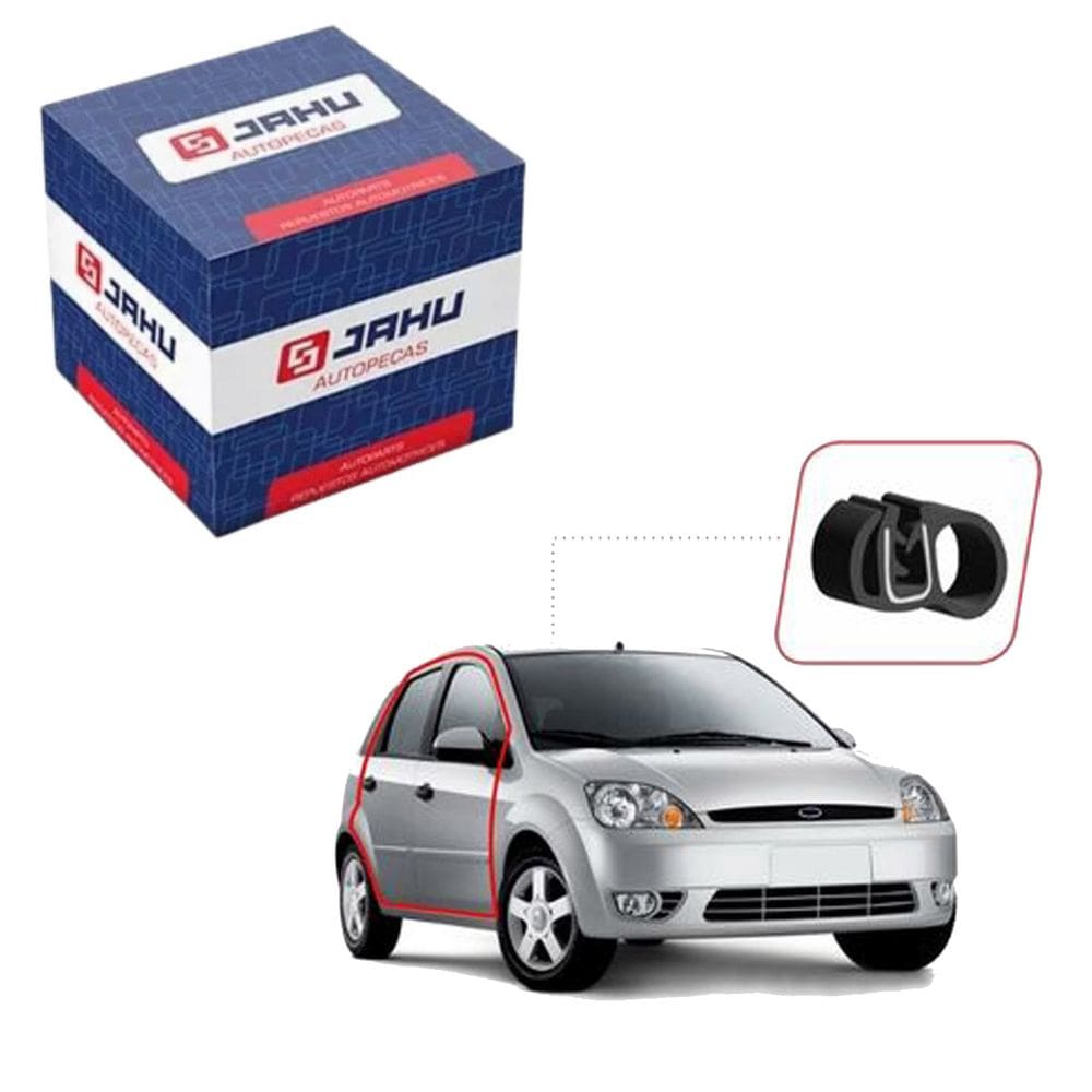 Guarnicao Porta Dianteira / Traseira Com Aba 3450Mm - Ecosport 2003 A 2008 / Fiesta 2003 A 2008 - 115332