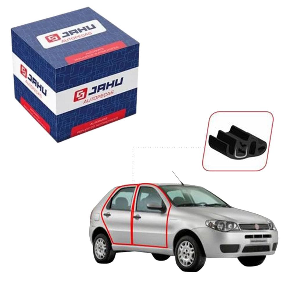 Guarnicao Porta Dianteira / Traseira 3500Mm - Fox 2004 A 2010 / Siena 2012 A 2015 / Spacefox 2004 A 2010 - 750182
