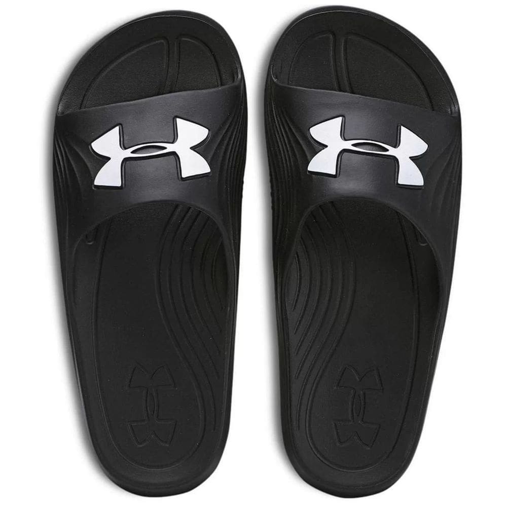 Chinelo Under Armour Core 2 - Preto e Branco