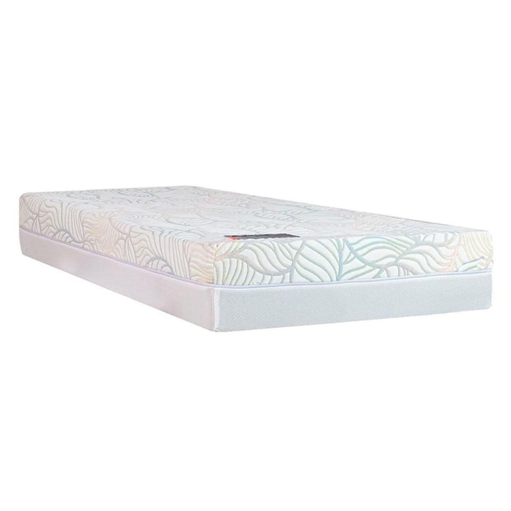 Colchão Solteiro Espuma Visco Gel a Vácuo de D33 Vitagel Space Double Face Bed in Box (88x188x24) - Castor