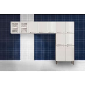 Cozinha Modulada Bertolini Evidence 3 Peças (2Aéreos+1Paneleiro) CPT51 Branco-Bertolini