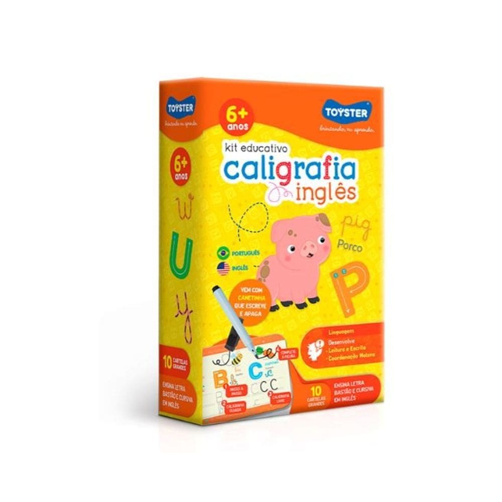 Kit Caligrafia em Inglês