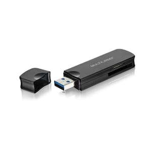 Leitor de Cartão de Memória Multilaser Super Speed - 5 Gbps - USB 3.0 - AC290