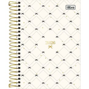 Agenda Espiral 2026 Diária Decorada West Village 176 Folhas 12,9 x 18,7cm M5 Tilibra