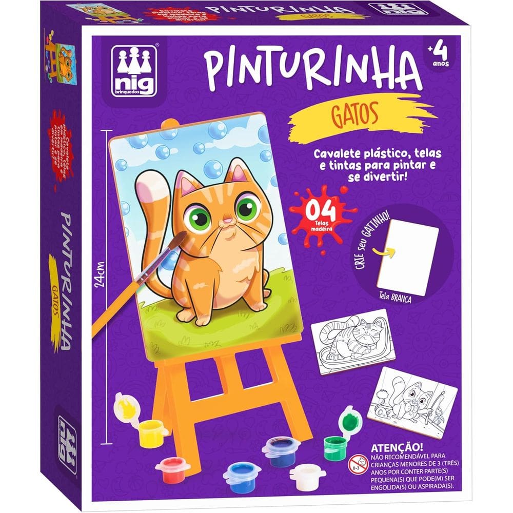 Pinturinha Gatos Nig - 242