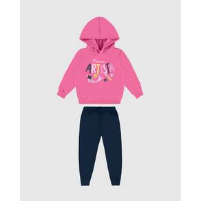 Conjunto Moletom Menina Malwee Kids 4 ao 8 Ref. 0126246