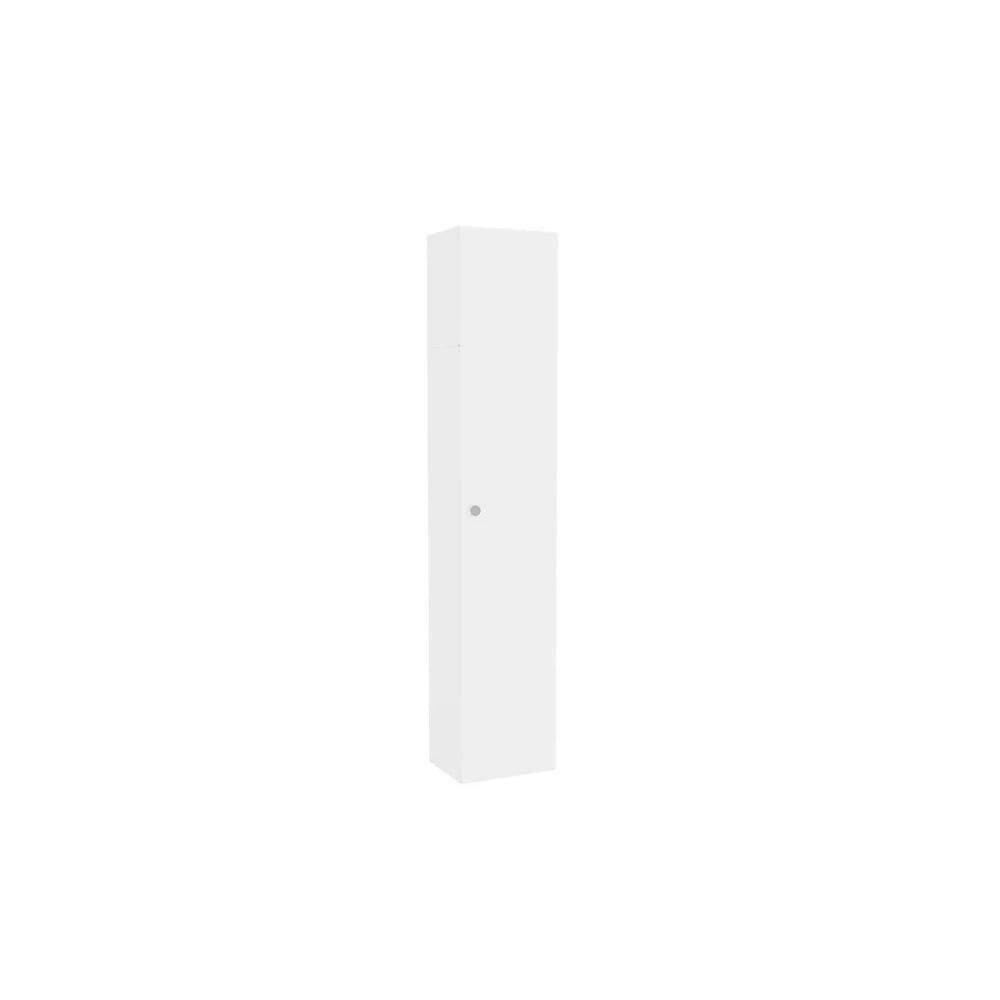 Armário Multiuso Juvenil Duo Duplo Organizador c/ 1 Porta Branco - Telasul