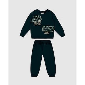 Conjunto Moletom Flanelado Menino Malwee Kids Ref. 0126255
