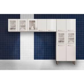 Cozinha Modulada Bertolini Evidence 3 Peças (2Aéreos+1Paneleiro) CPT53 Branco-Bertolini