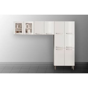 Cozinha Modulada Bertolini Evidence 3 Peças (2Aéreos+1Paneleiro) CPT58 Branco-Bertolini