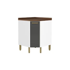 Gabinete de Cozinha Modulado Bella Canto c/ 1 Porta Grafite - Bertolini