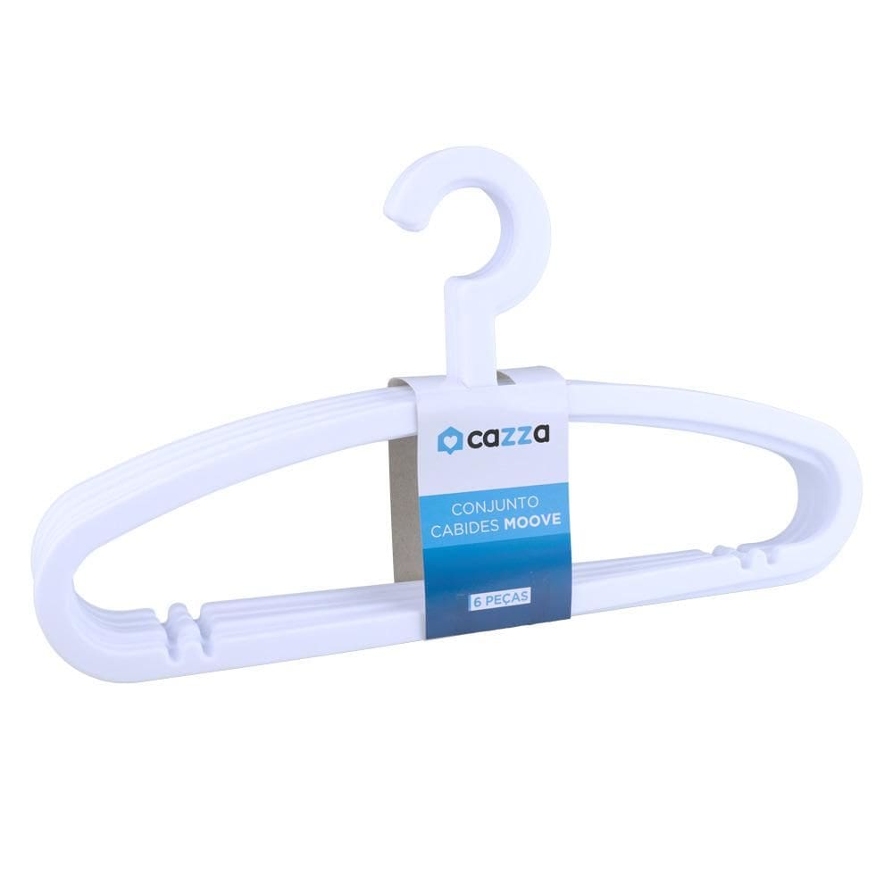 Conjunto 6 Cabides Plástico Native Cazza