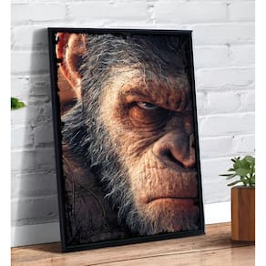 Placa/Quadro Decorativo Planeta Dos Macacos 40X60Cm Ps 2Mm