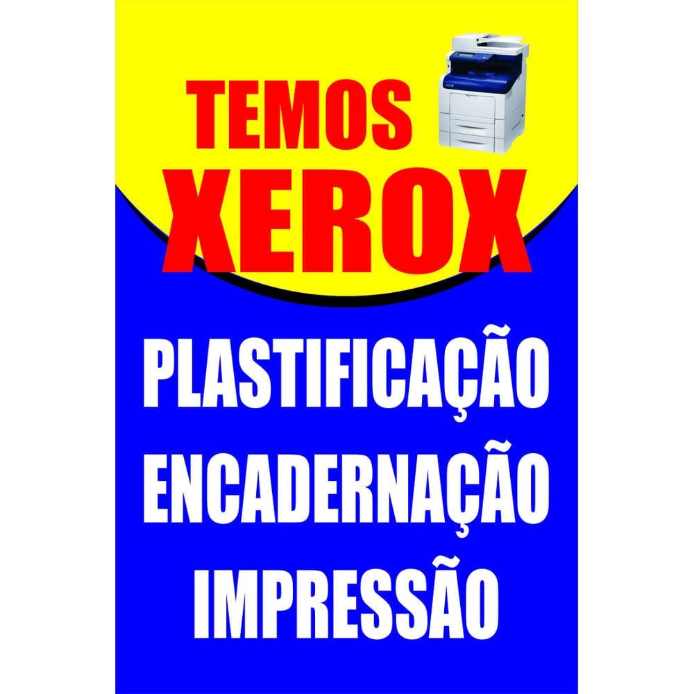 Banner Arte Pronta - Temos Xerox