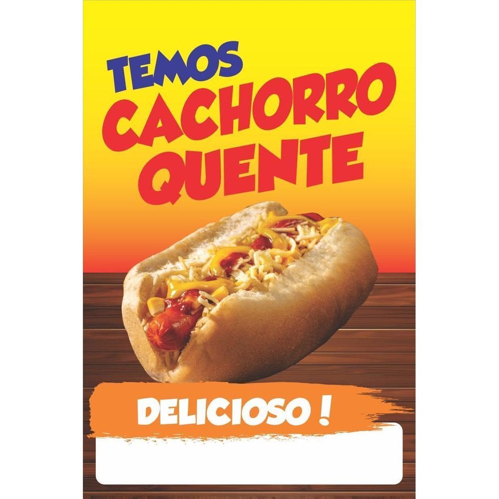 Banner Arte Pronta - Cachorro Quente