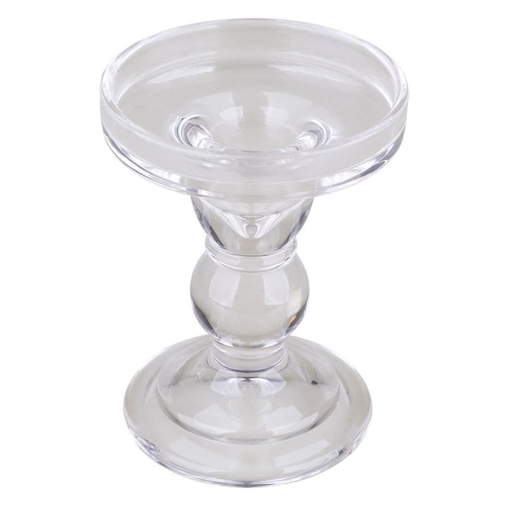 Castiçal Vidro Classic 11cm Cazza