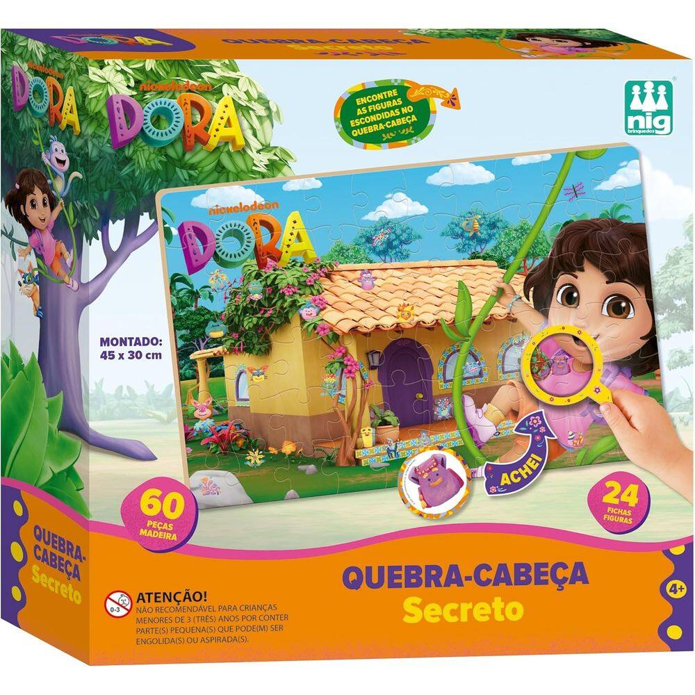 Quebra Cabeça Secreto  Dora - Nig