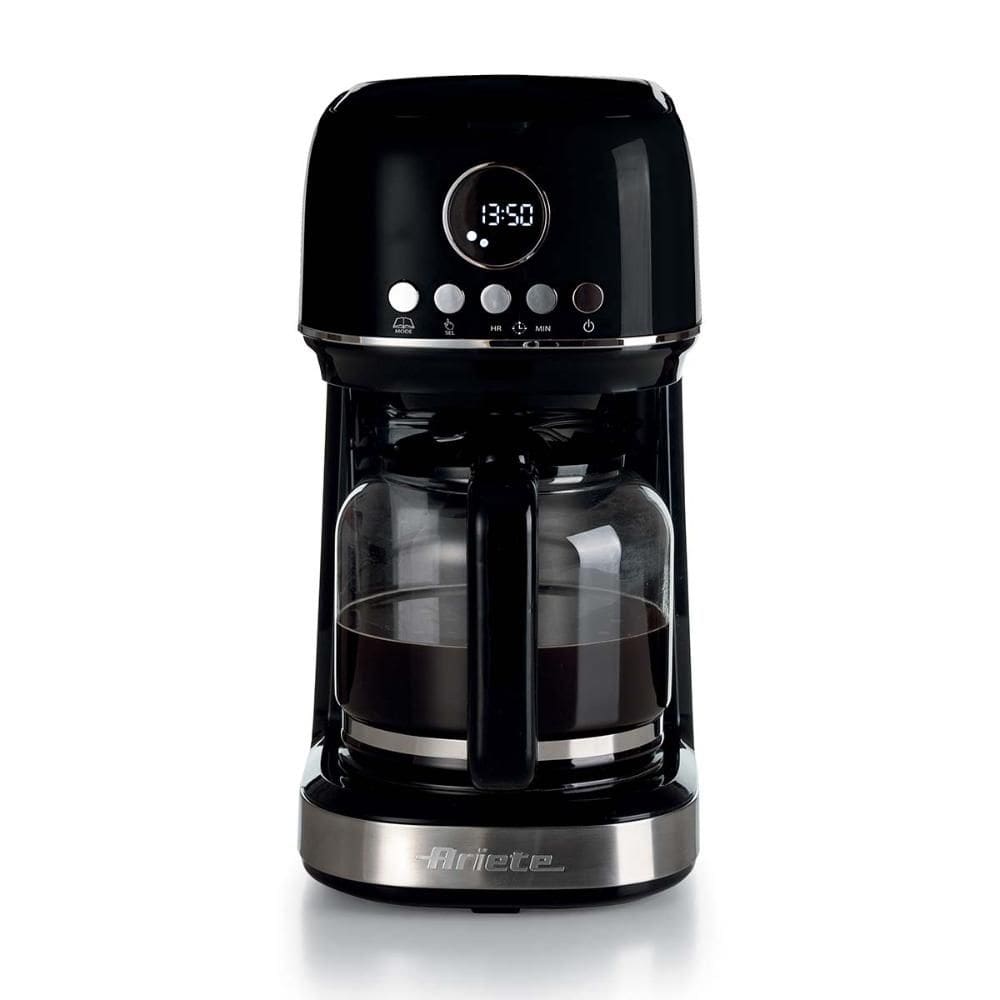 Cafeteira Ariete 1396 Moderna Preta Programável Com Filtro 900W