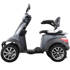 Quadriciclo Scooter Elétrico Duos E-Cross 1000W 60V Cinza - Não precisa de CNH