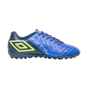Chuteira Society Fifty Vi League U01fb00325-376 - Azul/Amarelo 38