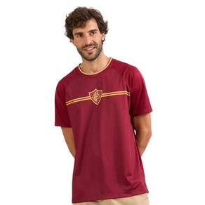 Camiseta M/C Fluminense Tranca 00300733904 - Bordo/Dourado G