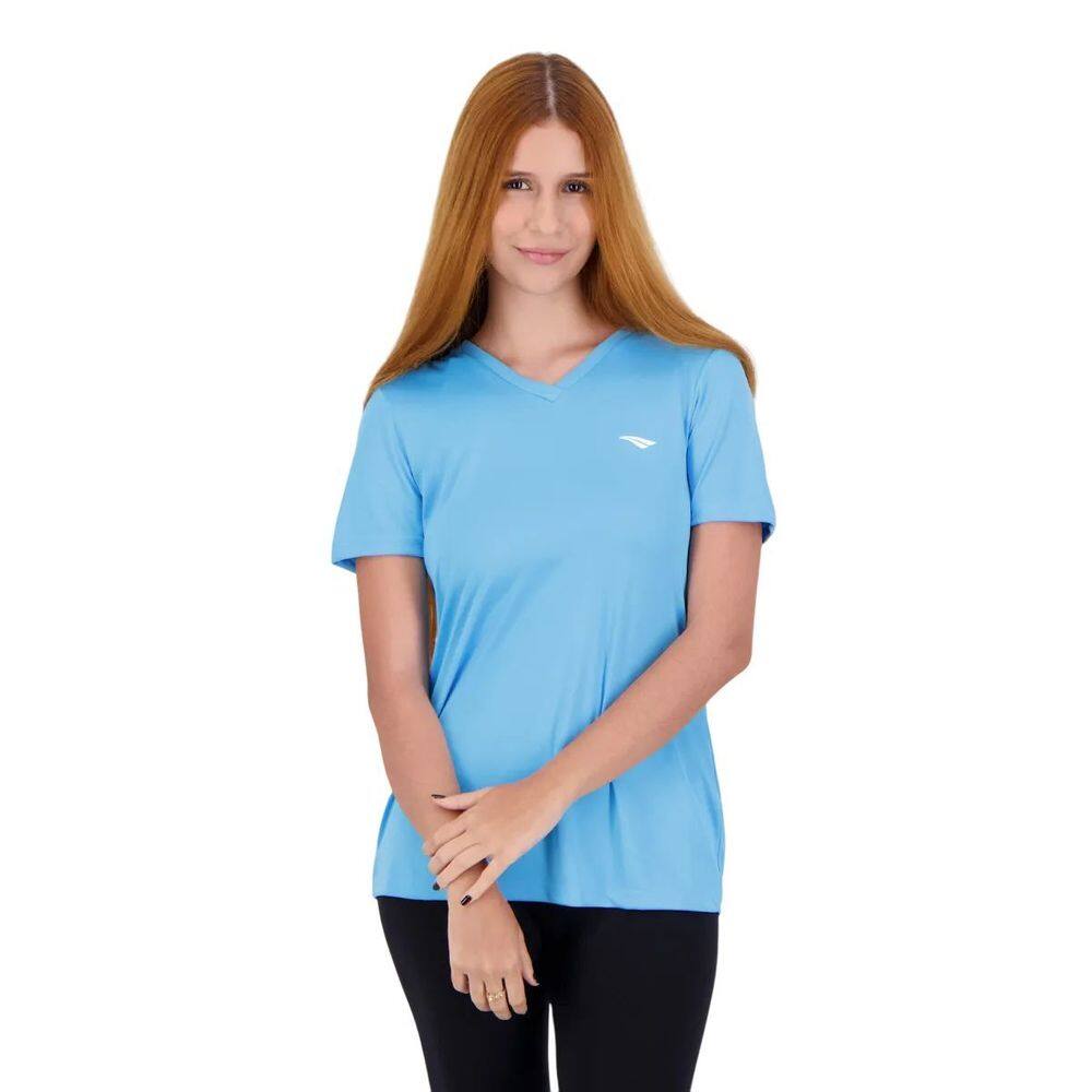 Camiseta M/C X Fem 645 310645-6060 - Azul Claro P