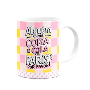 Caneca Divertida - Eu que lute - Copia e cola - M2