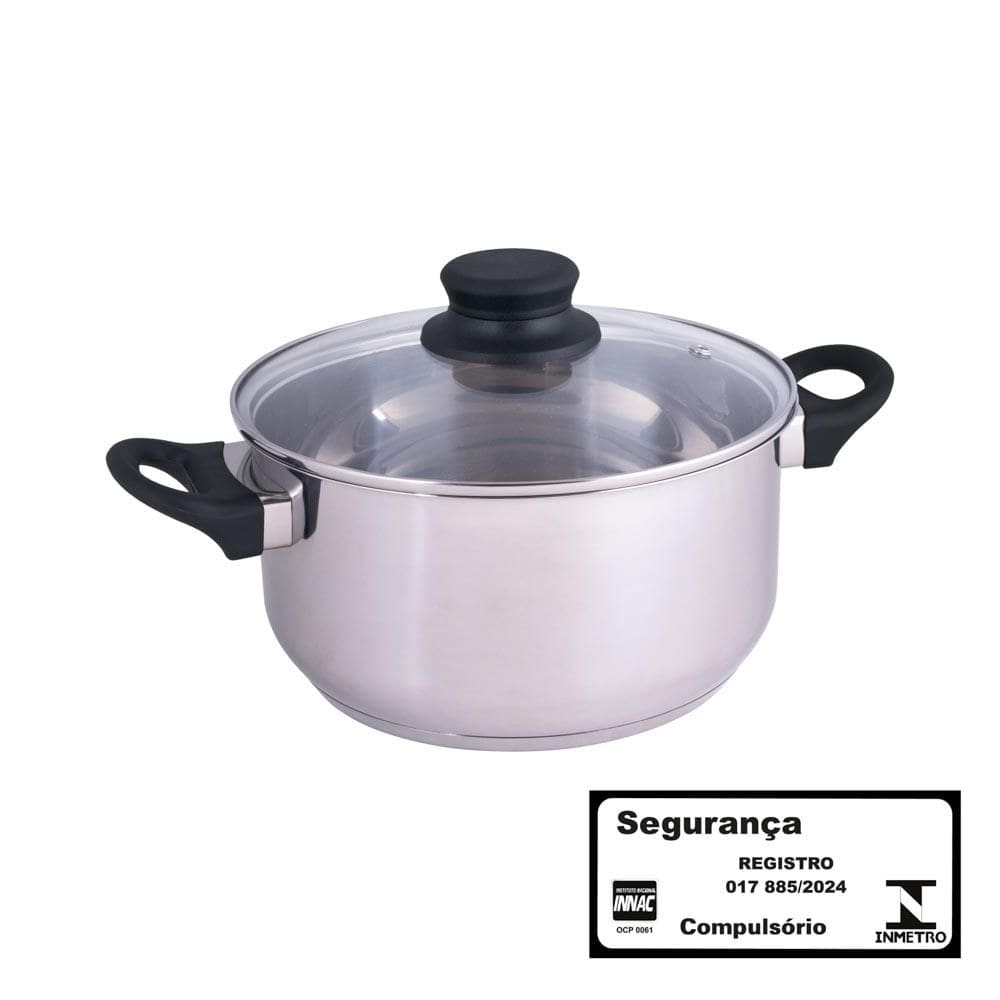 Caçarola Inox 21cm