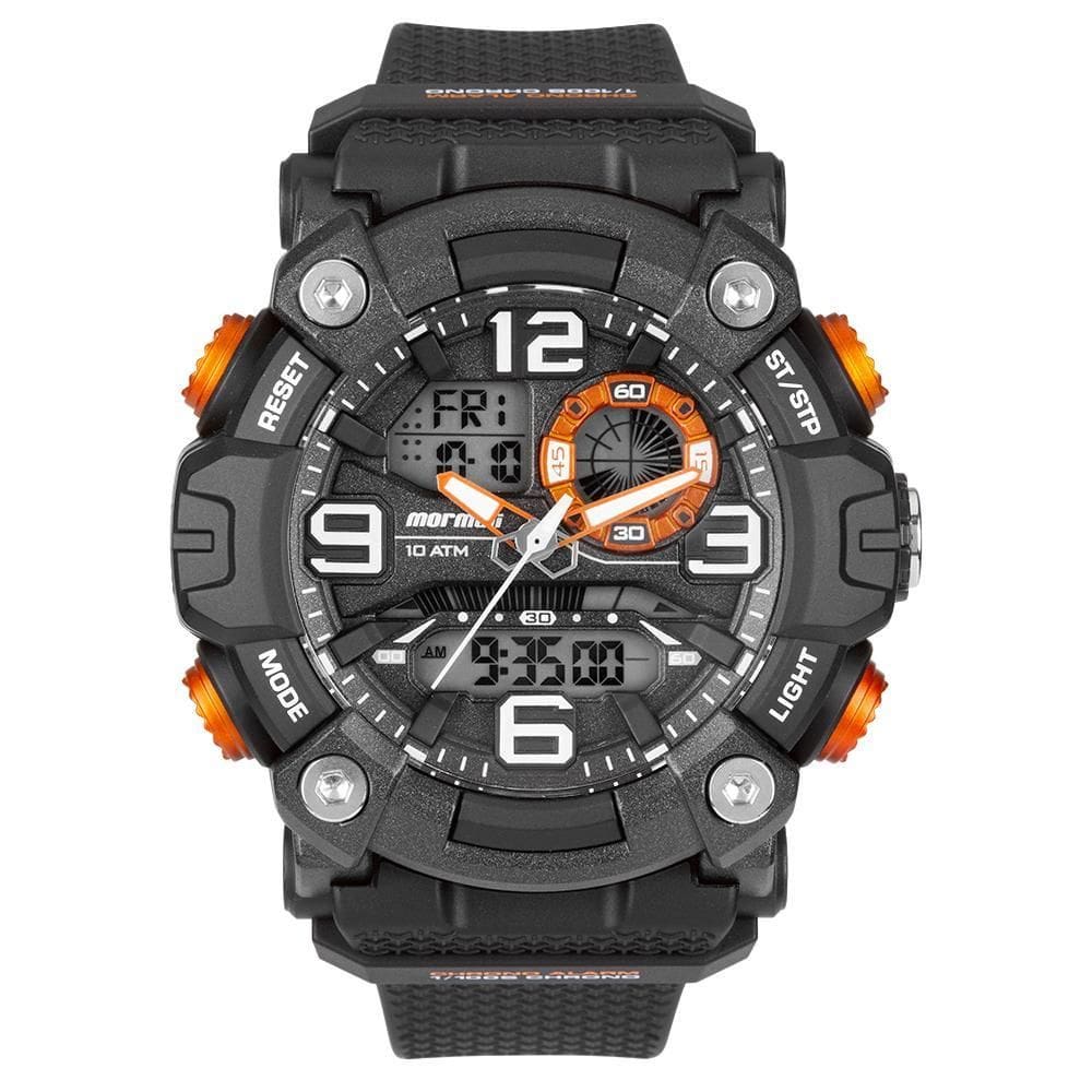 Relógio Mormaii Masculino Force Preto - MO23843/8P