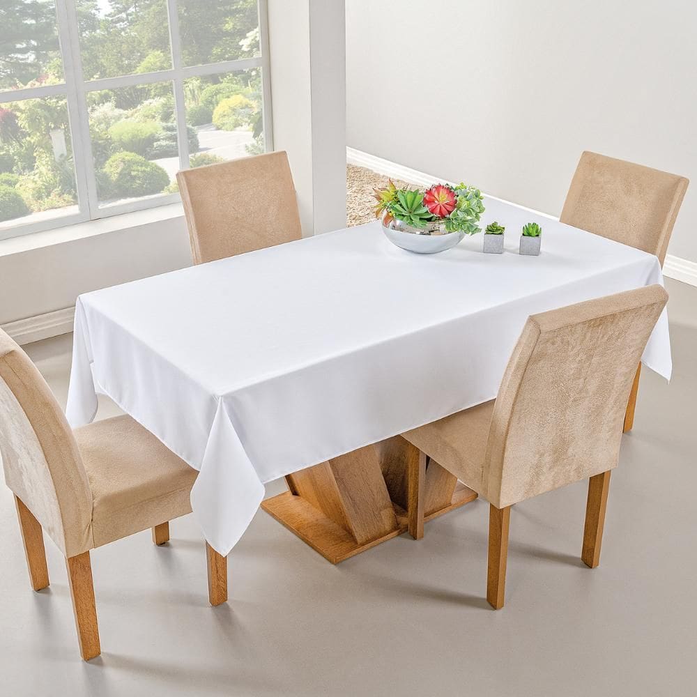 Toalha De Mesa Basic 4 Cadeiras 1.45M X 1.40M