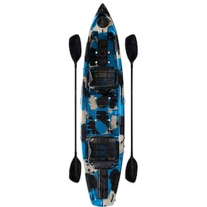 Caiaque Caiman 135 DUO - Hidro2 - Azul Camuflado