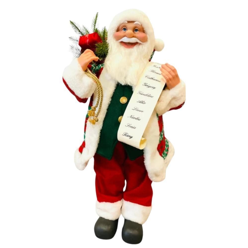 Enfeite De Natal Papai Noel Premium 1 Peça 60 Cm