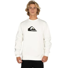 Blusa Moletom Quiksilver Masculino Careca Comp Logo