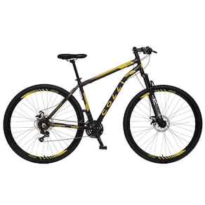 Bicicleta Colli Athena Aro-29 Com Freio A Disco E 21 Marchas Preto E Amarelo