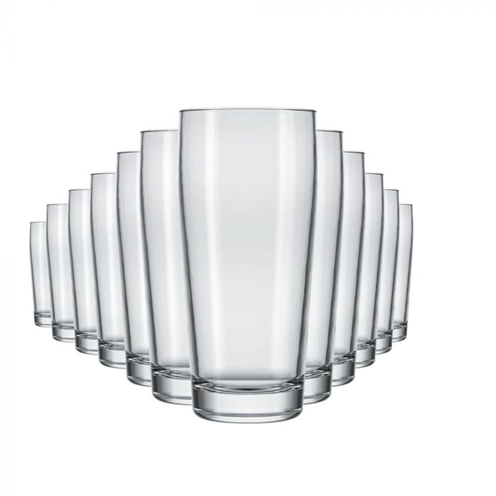 Jogo 6 Copos Cerveja WillyBecher 400 ml Nadir Figueiredo