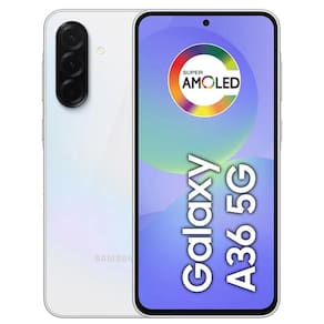 Smartphone Samsung Galaxy A36 5G 256GB 8GB RAM Câmera Tripla Traseira de até 50MP Selfie 12MP Tela 6.7" -Branco