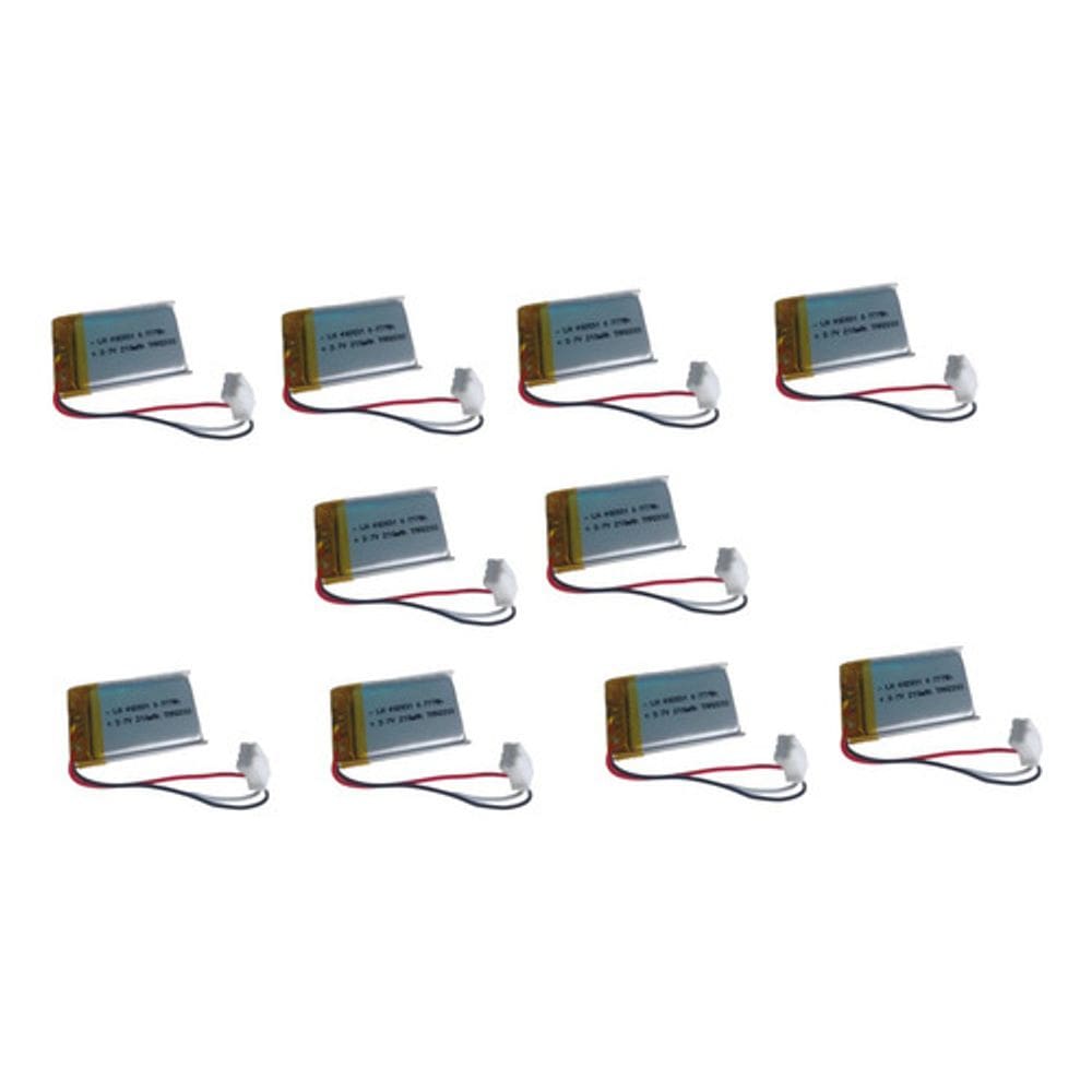 Kit 10 Bateria Li-Po 3,7V 210Mah C/ 3 F105 44X20X3Mm Rontek