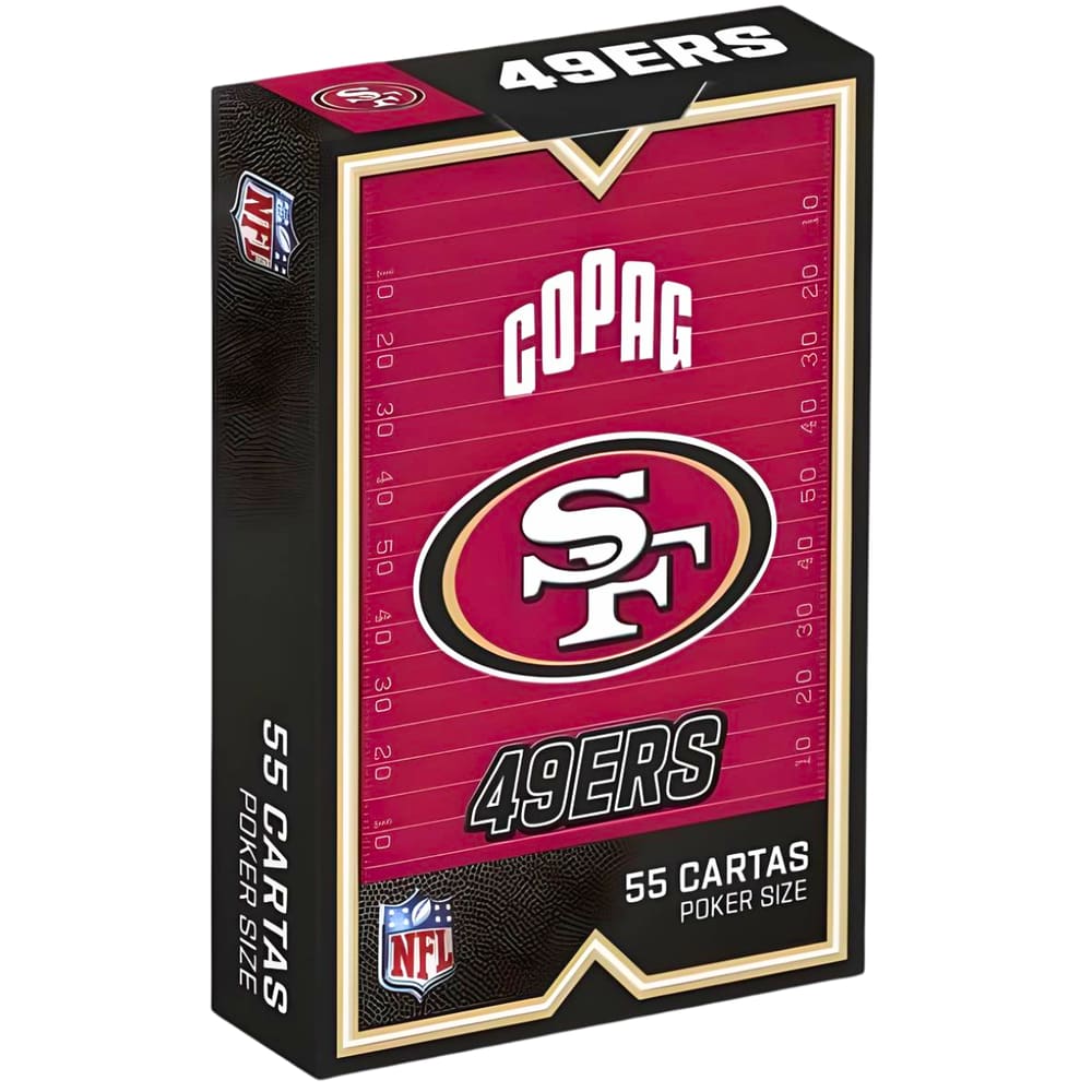 Baralho de Cartas NFL San Francisco 55 Cartas Copag