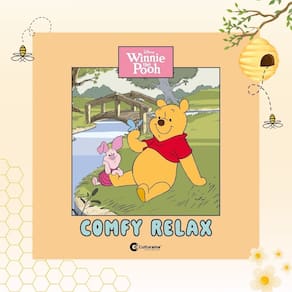 Livro de Colorir Com Ursinho Pooh e sua Turminha Comfy Relax Horas Colorindo - Culturama