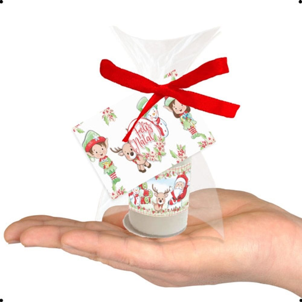 Kit 10 Mini Hidratantes Para Natal Ano Novo Lembrancinhas e Mimos Para clientes funcionários e família Natal