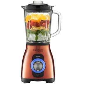 Liquidificador Gradiente Luxx Gold 1000W Copo de Vidro 127V