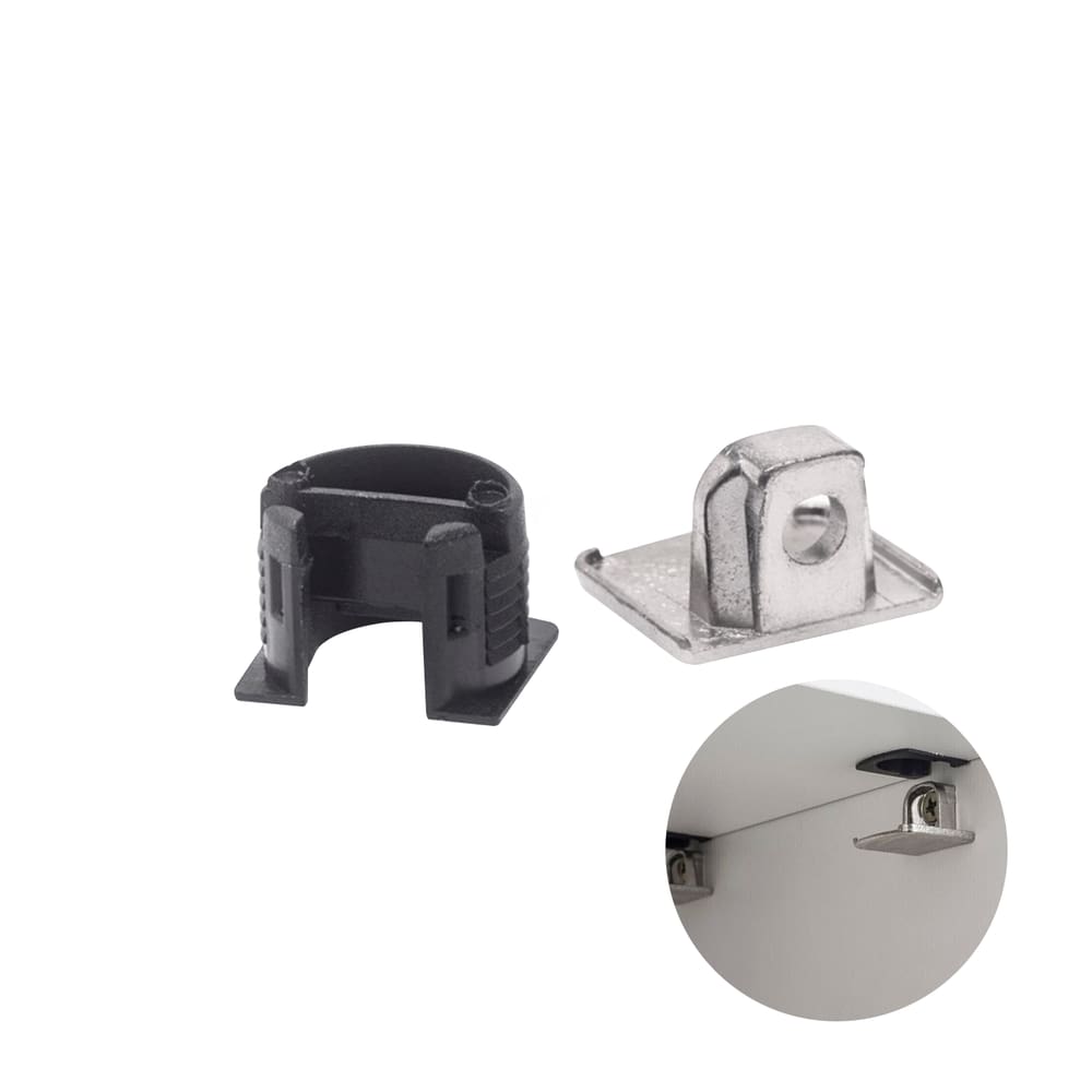 Suporte Uniblock Plastico/metal 15mm Niquelado