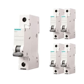 Kit 5 Disjuntor Interruptor Unipolar 1P Curva B 40A Siemens