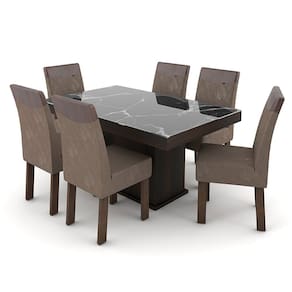 Conjunto Mesa com 6 Cadeiras Talismã Milão 160x93