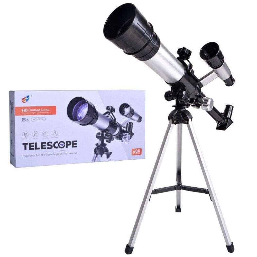 Telescópio Astronômico 60x com Tripé e Ajuste