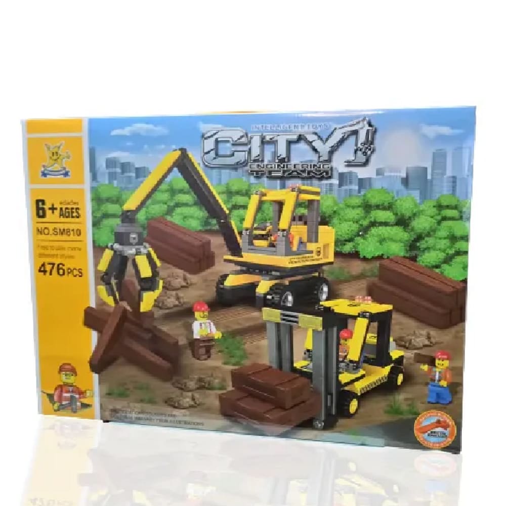 Blocos de Montar City Engenheiros 476pc