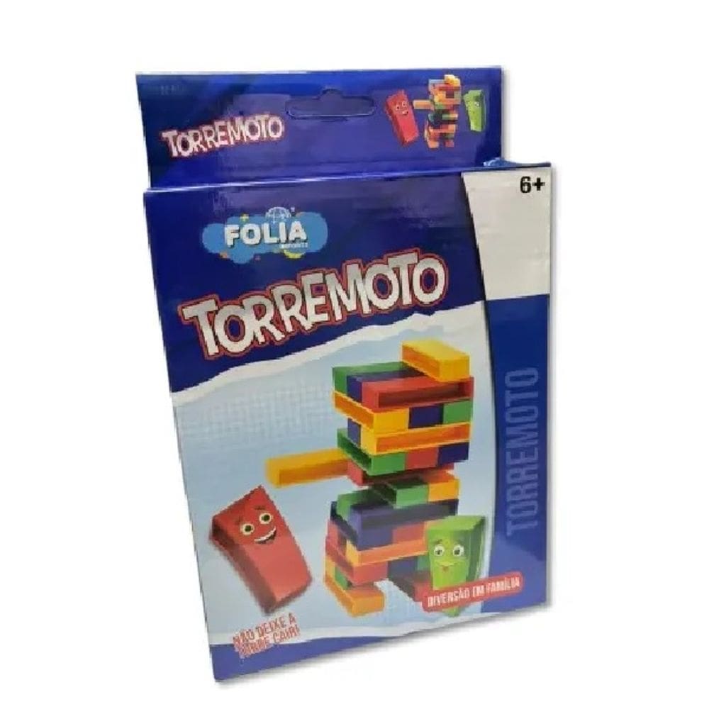 Jogo Caiu Perdeu Torremoto 39 pçs Folia