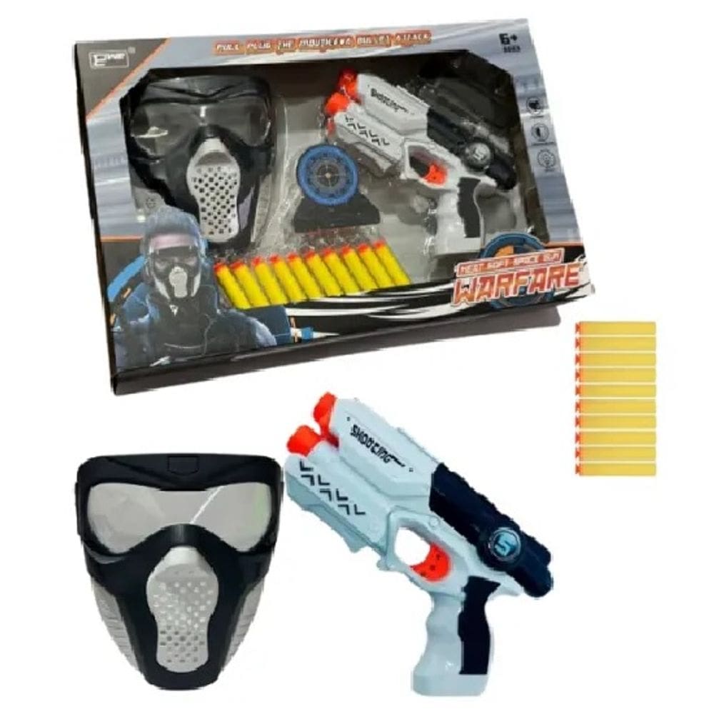 Lançador Spike Shot-Space Gun Ravil V com Mascara