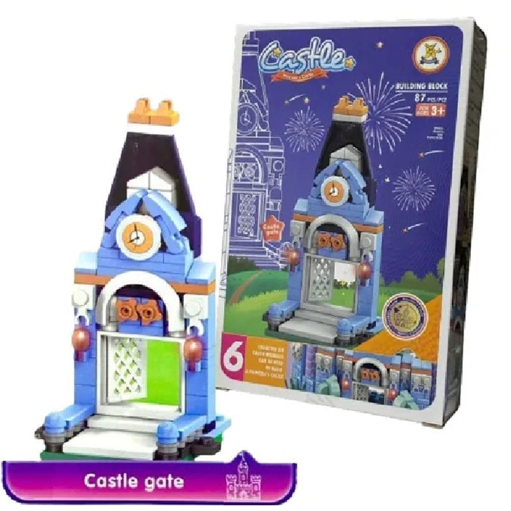 Blocos de Montar Castelos Princesas COLECIONAVEL
