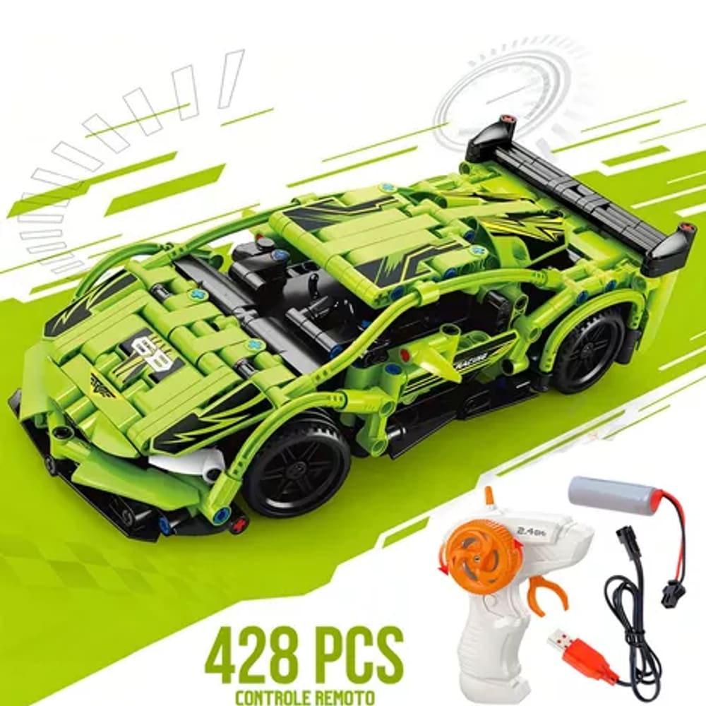 Blocos de Montar Carros Irados Controle remoto